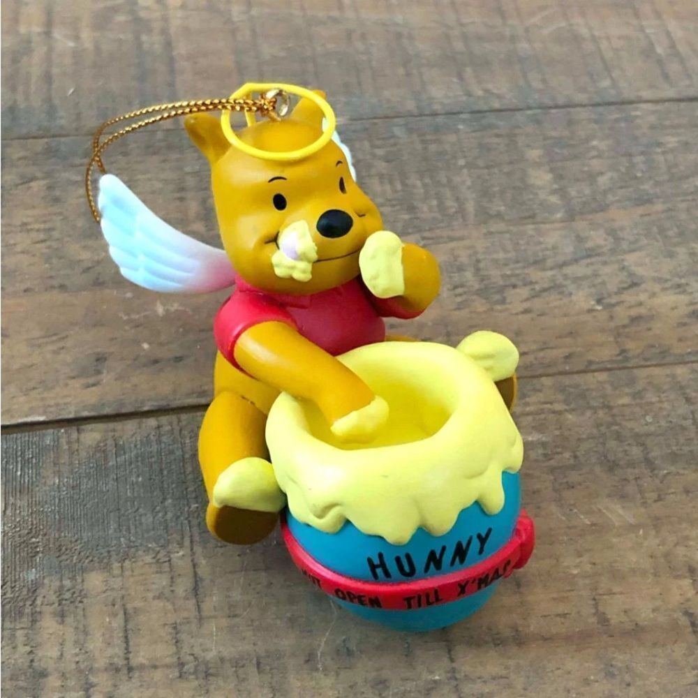 Vintage Disney Winnie The Pooh Angel Grolier Christmas Ornament - Picture 3 of 3